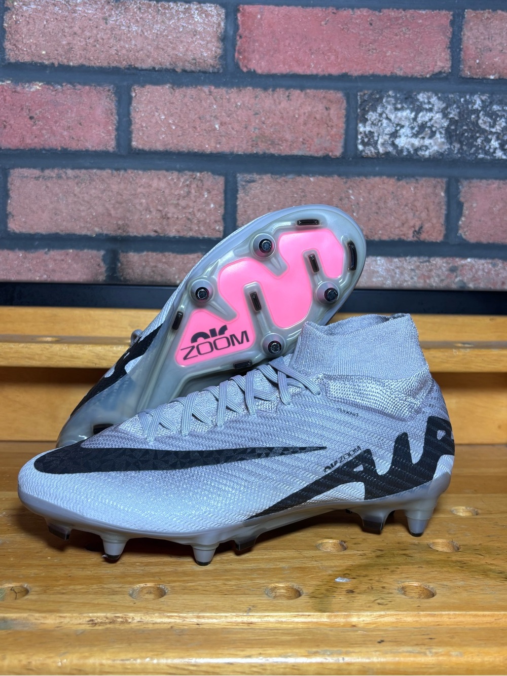 Nike Zoom Mercurial Superfly 9 Elite SG Pro Cleats HF4390-001 Men 6.5 Wmn 8